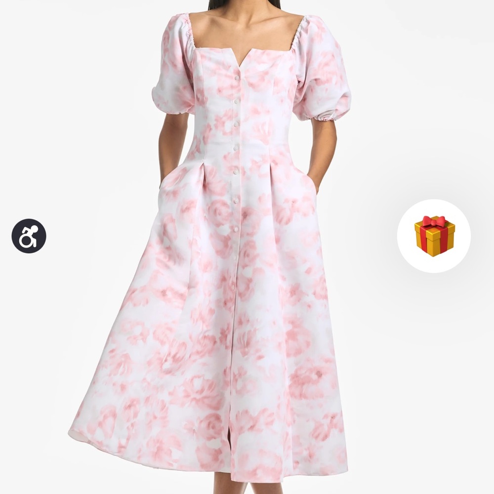Sachin & Babi Shannon Dress New With Tags Shell Pink Size 14